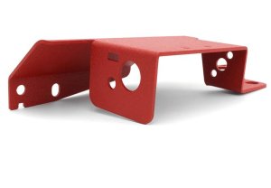 Subaru WRX STI Boost Control Solenoid Cover - Perrin Performance - Red - `08-`21 Subaru WRX STI Boost Control Solenoid Cover - Perrin Performance - Red - `08-`21